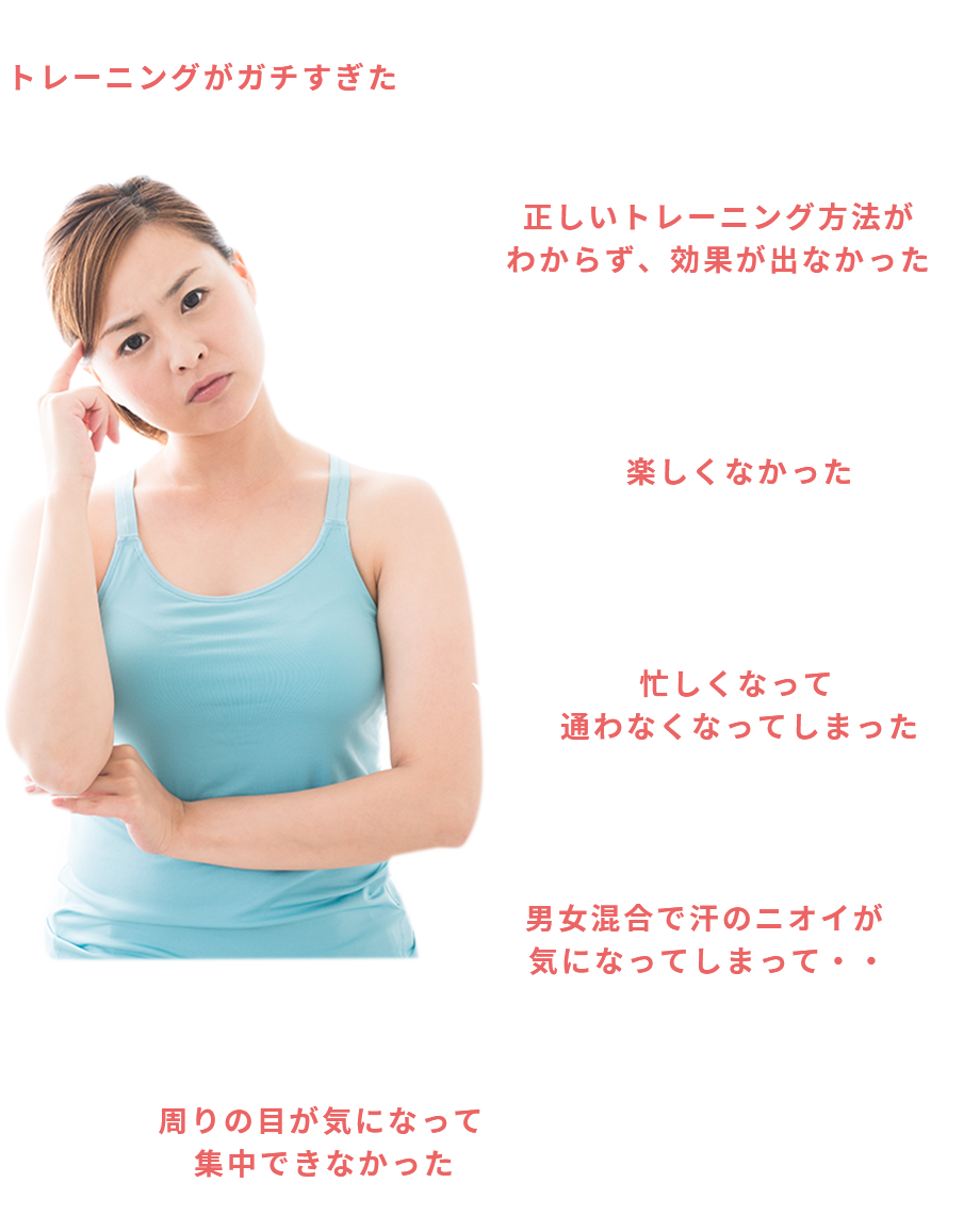 トレーニングジムでダイエットが続かない理由